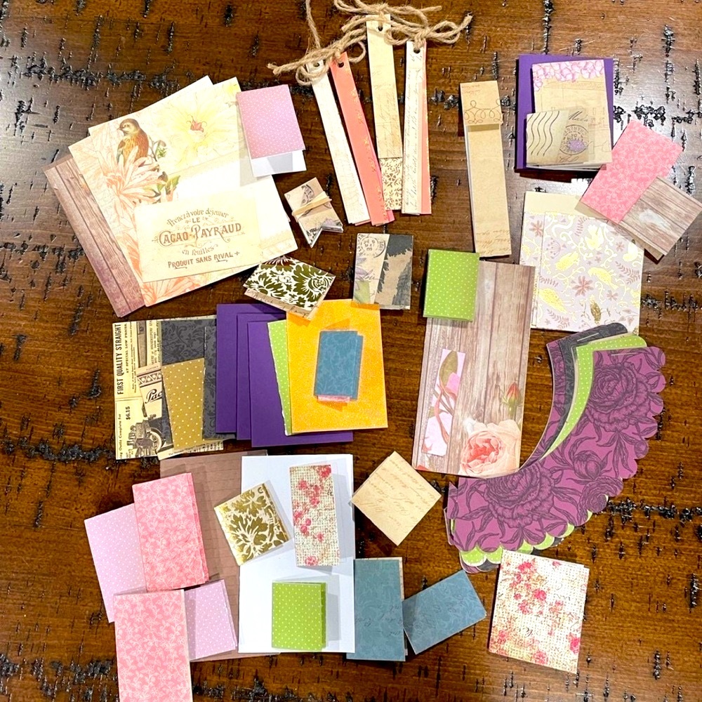 96 Pcs Large assortment cards tags Ephemera Journaling Embellishments Notecards
